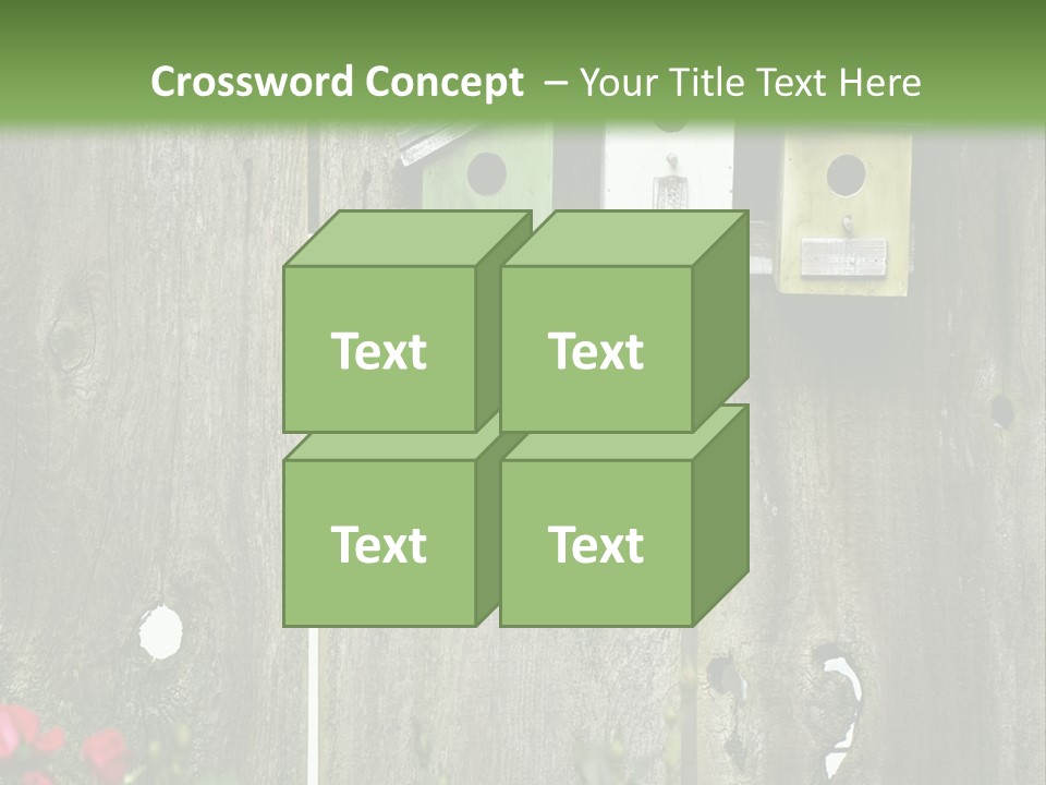 Płot Ogrodowy PowerPoint Template