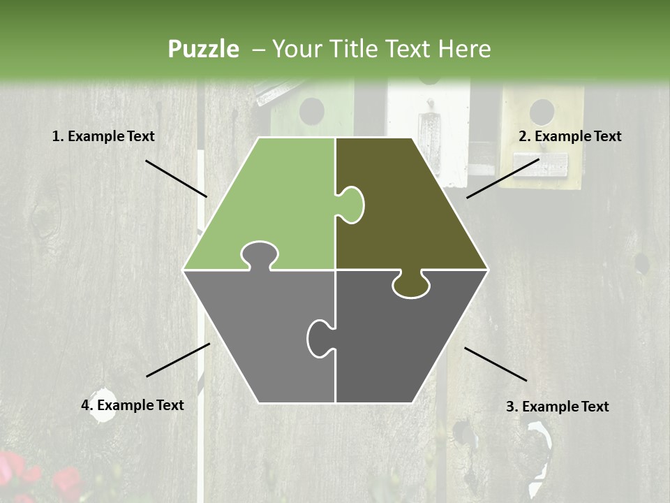 Płot Ogrodowy PowerPoint Template