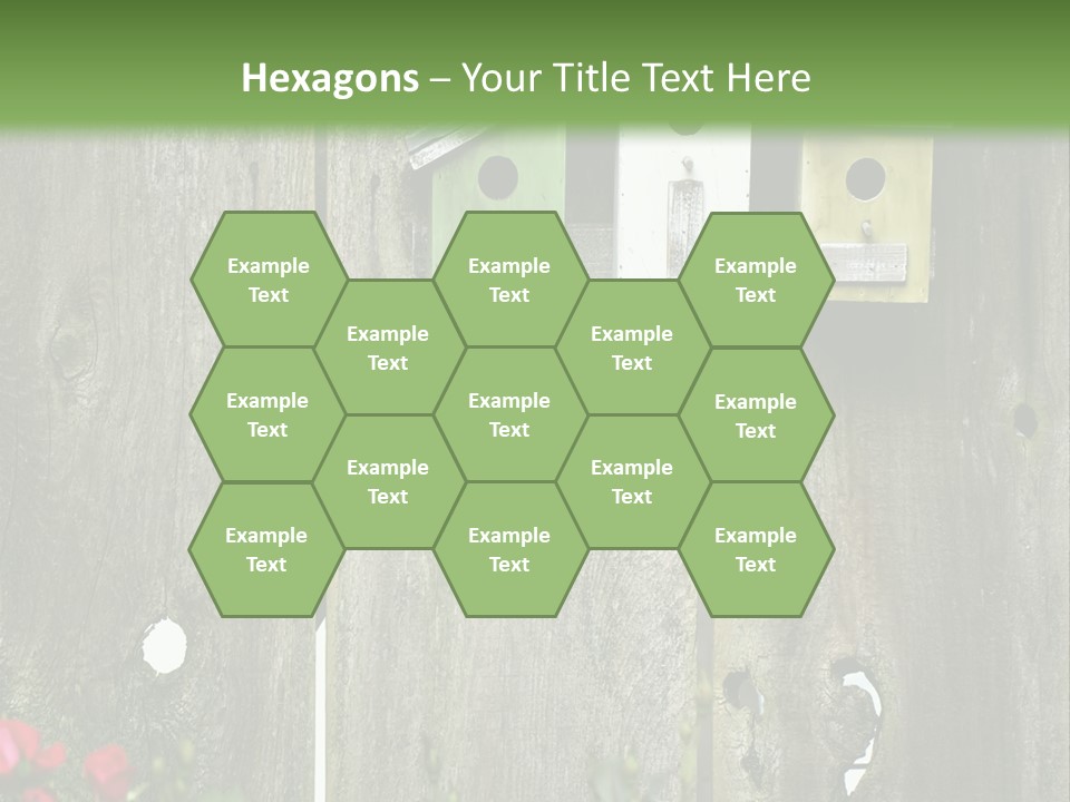 Płot Ogrodowy PowerPoint Template