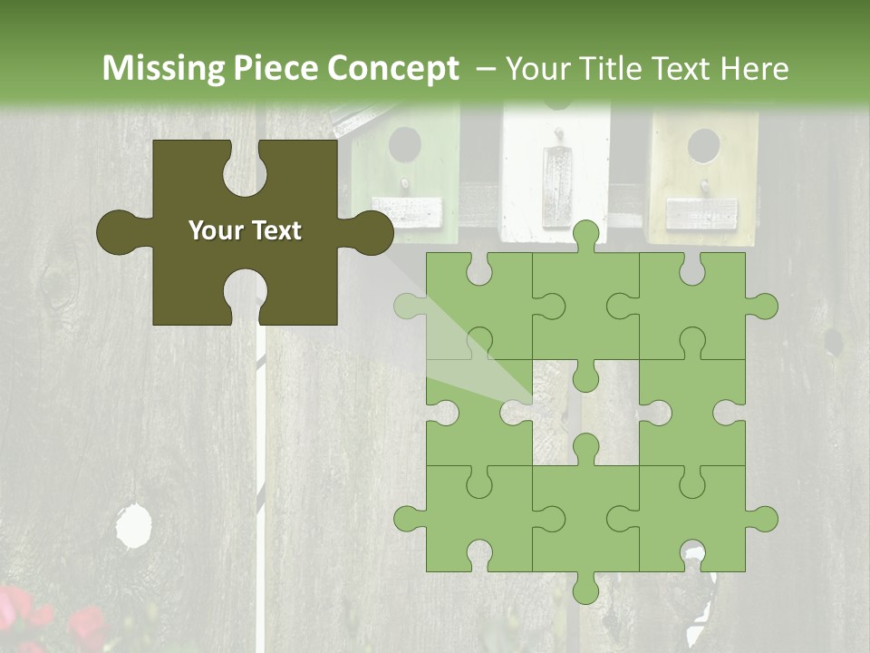 Płot Ogrodowy PowerPoint Template