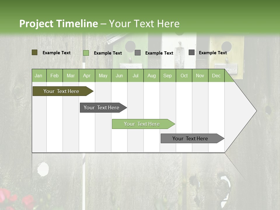 Płot Ogrodowy PowerPoint Template