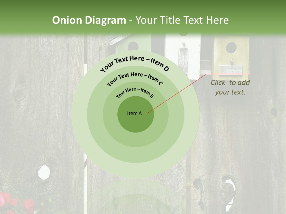 Płot Ogrodowy PowerPoint Template