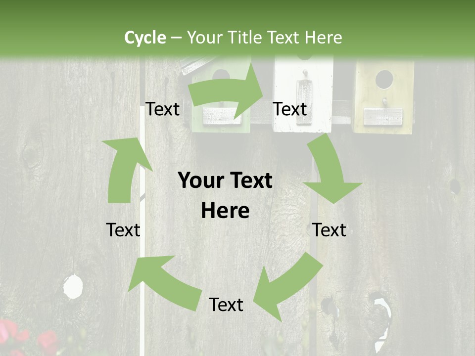 Płot Ogrodowy PowerPoint Template