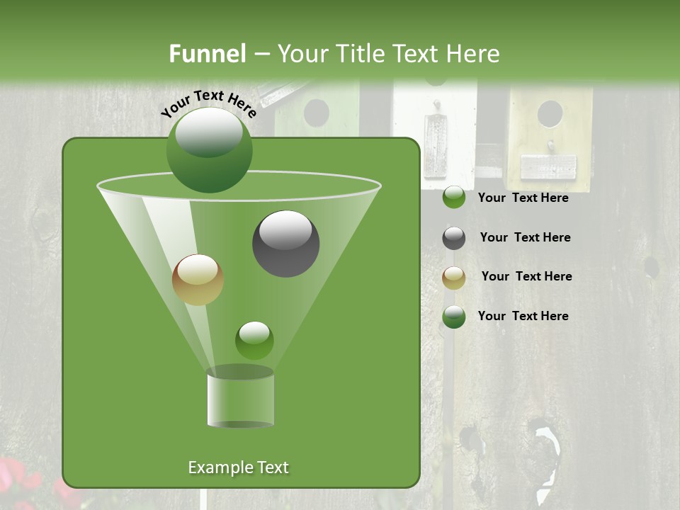 Płot Ogrodowy PowerPoint Template