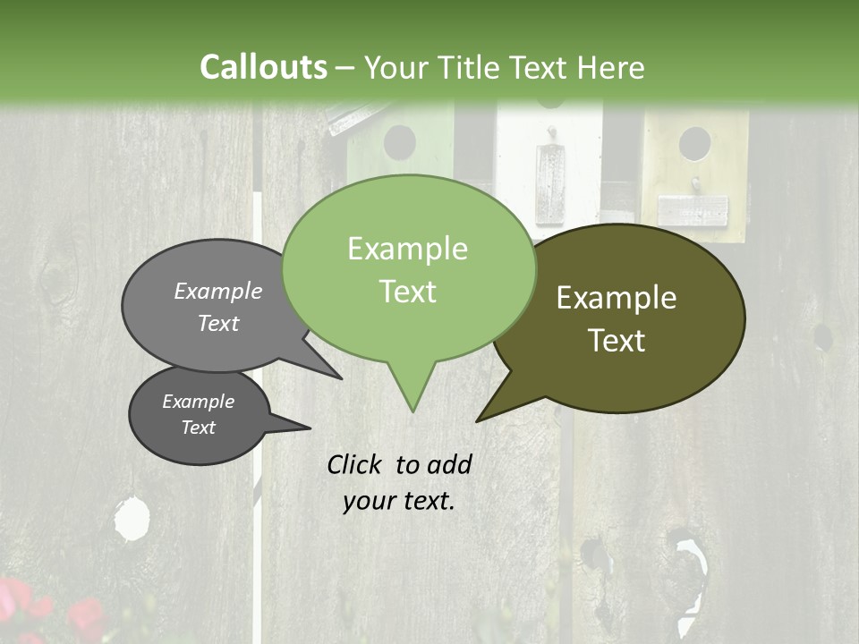 Płot Ogrodowy PowerPoint Template
