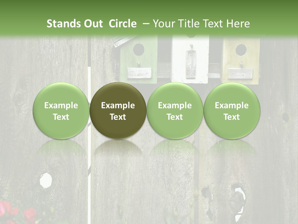 Płot Ogrodowy PowerPoint Template