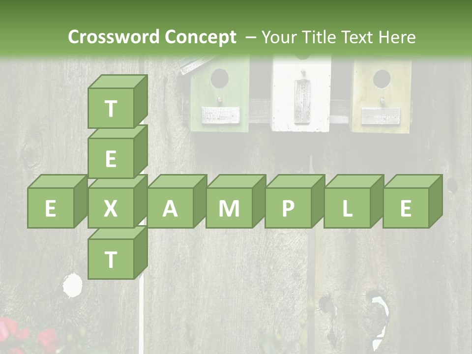 Płot Ogrodowy PowerPoint Template