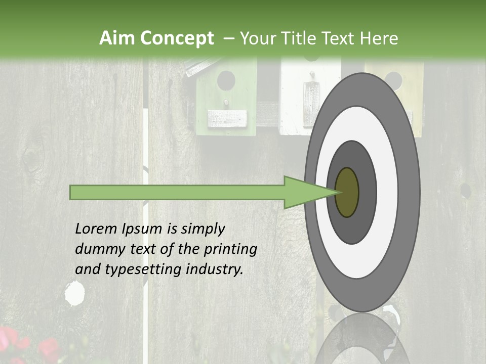 Płot Ogrodowy PowerPoint Template