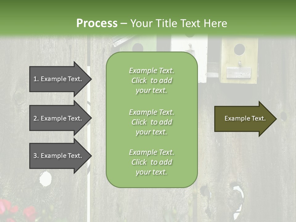 Płot Ogrodowy PowerPoint Template