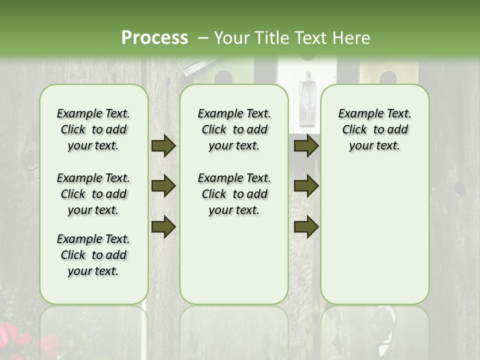 Płot Ogrodowy PowerPoint Template