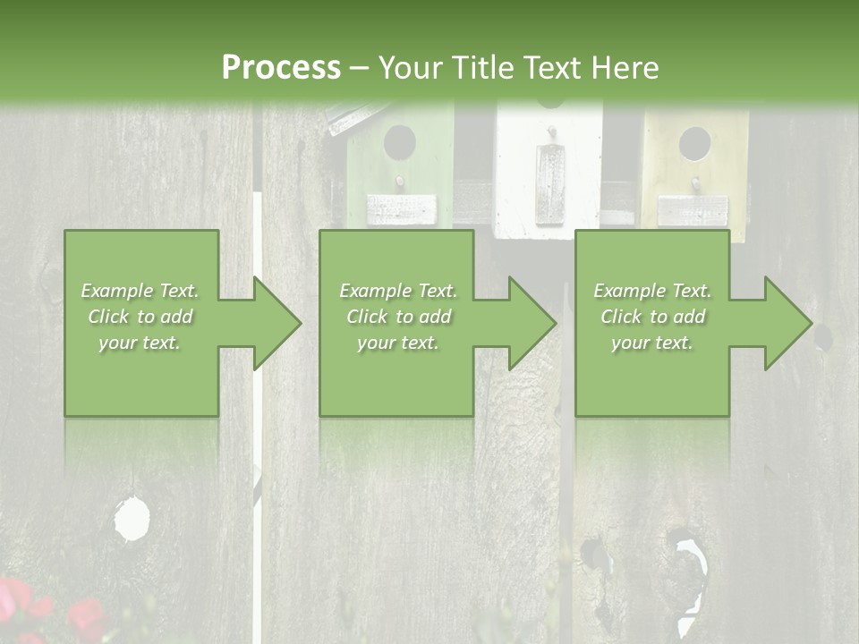Płot Ogrodowy PowerPoint Template