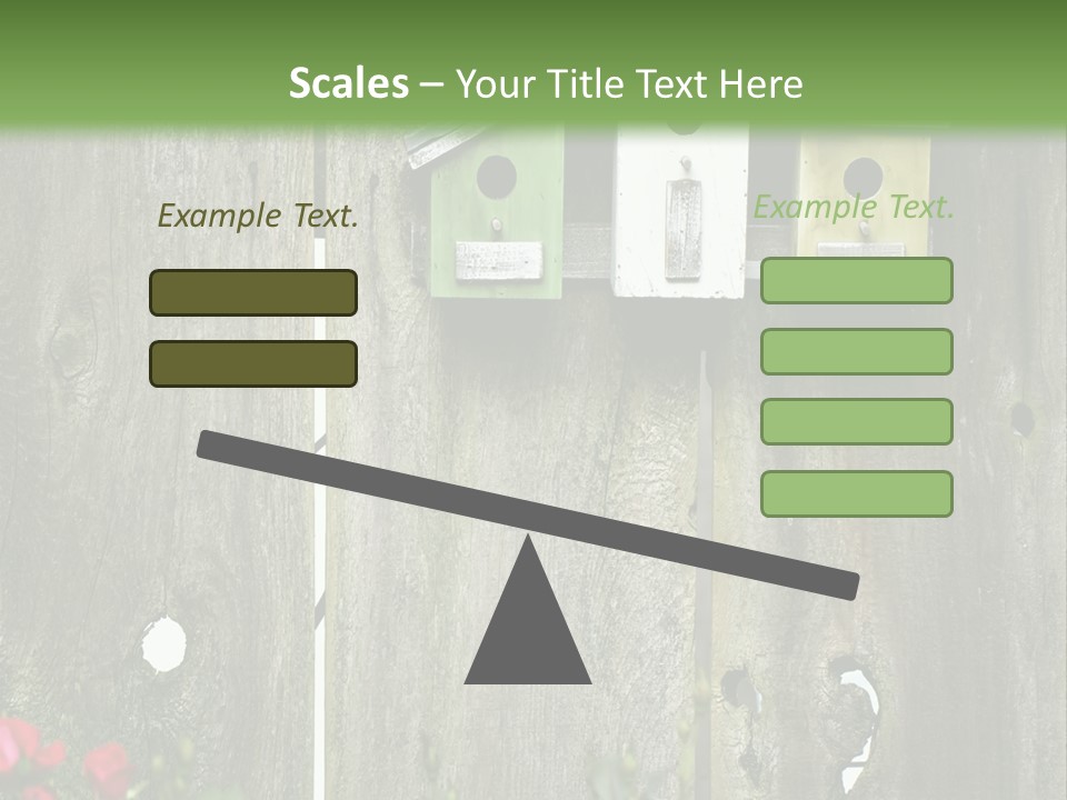 Płot Ogrodowy PowerPoint Template