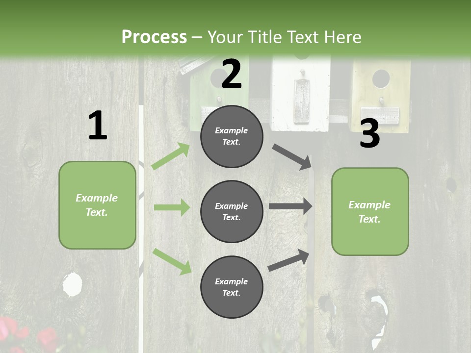 Płot Ogrodowy PowerPoint Template