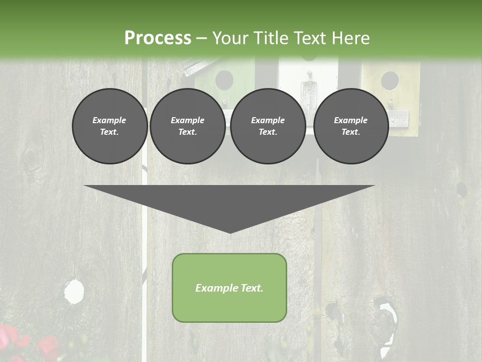 Płot Ogrodowy PowerPoint Template