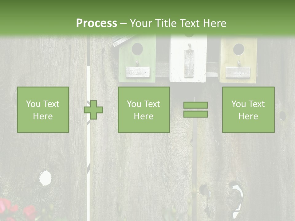 Płot Ogrodowy PowerPoint Template