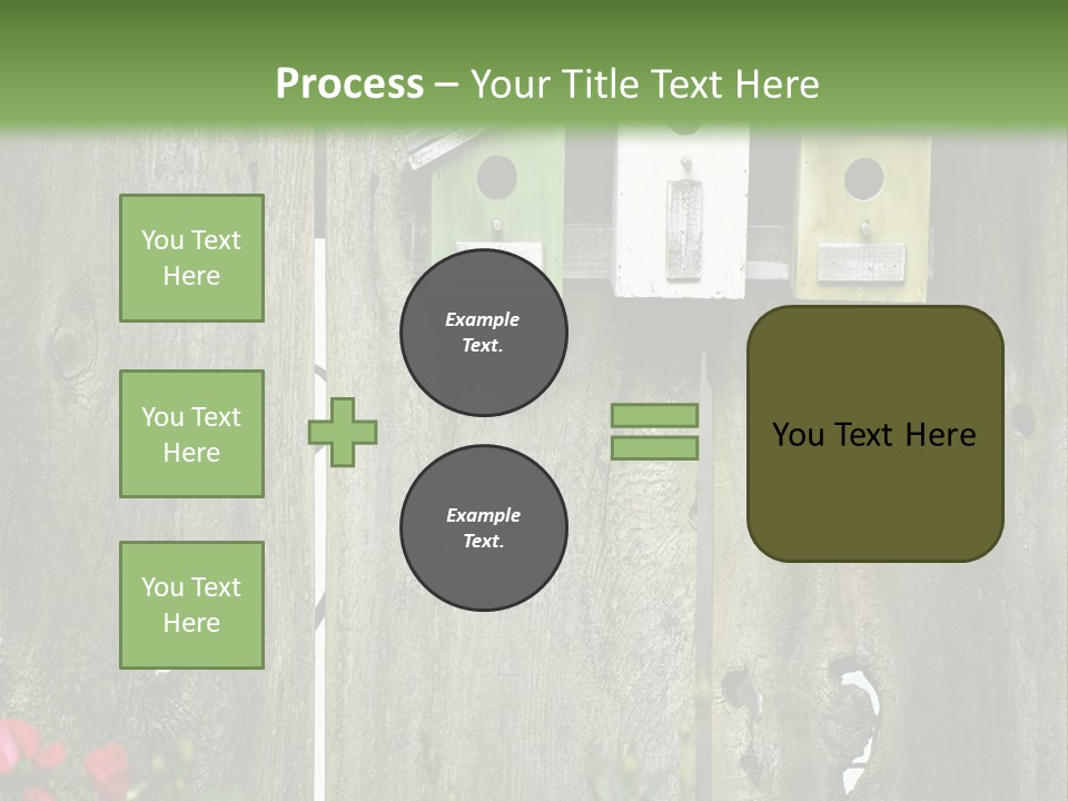 Płot Ogrodowy PowerPoint Template