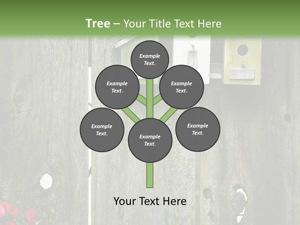 Płot Ogrodowy PowerPoint Template