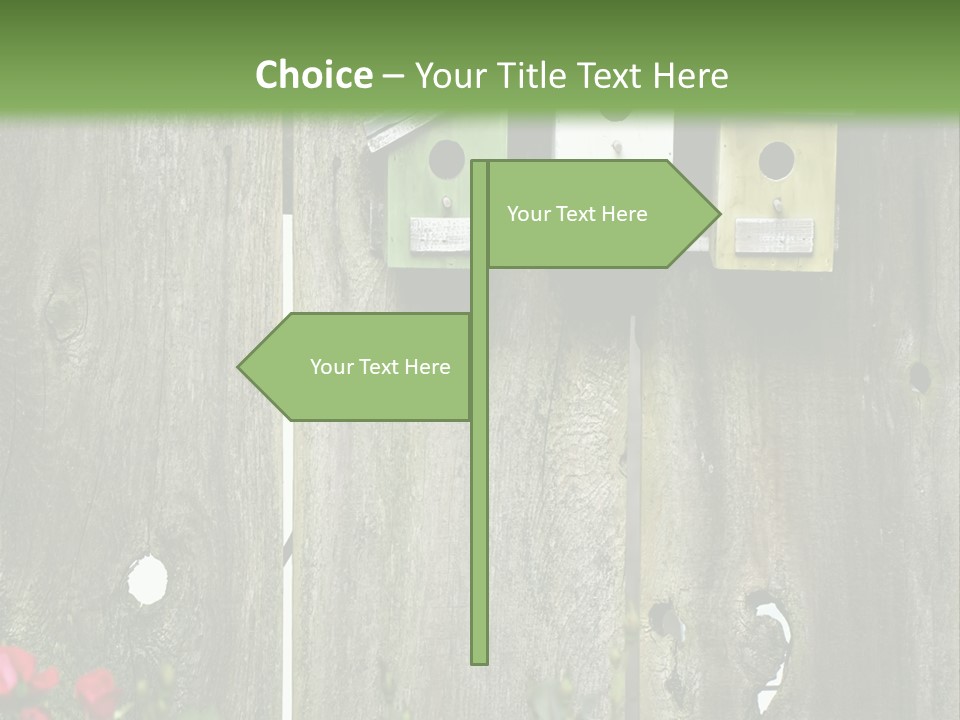 Płot Ogrodowy PowerPoint Template
