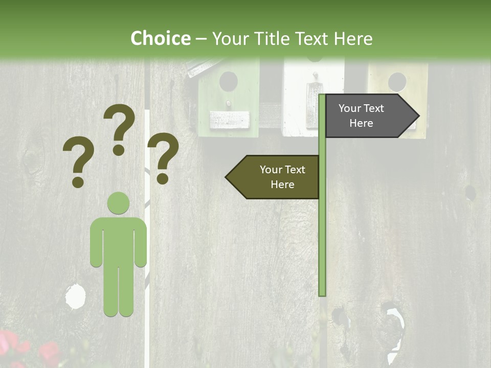 Płot Ogrodowy PowerPoint Template