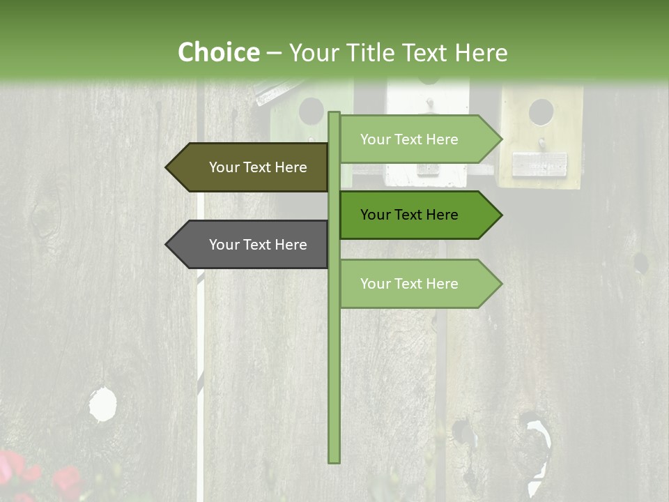 Płot Ogrodowy PowerPoint Template
