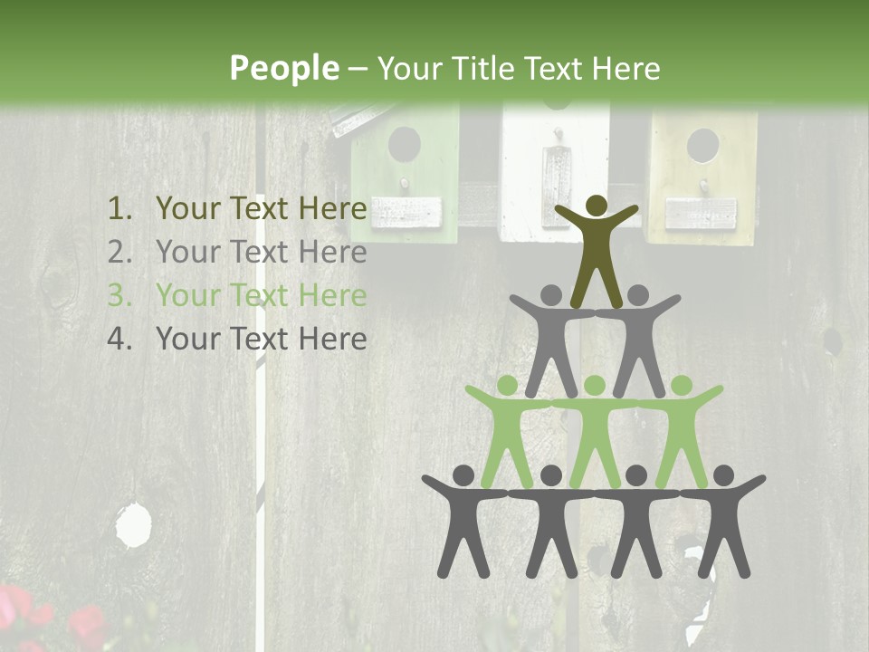 Płot Ogrodowy PowerPoint Template