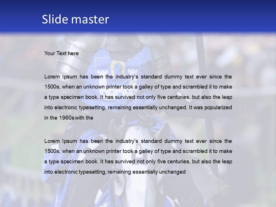 Middle Age Show PowerPoint Template