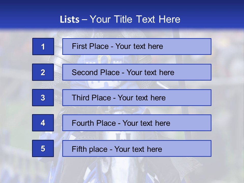 Middle Age Show PowerPoint Template