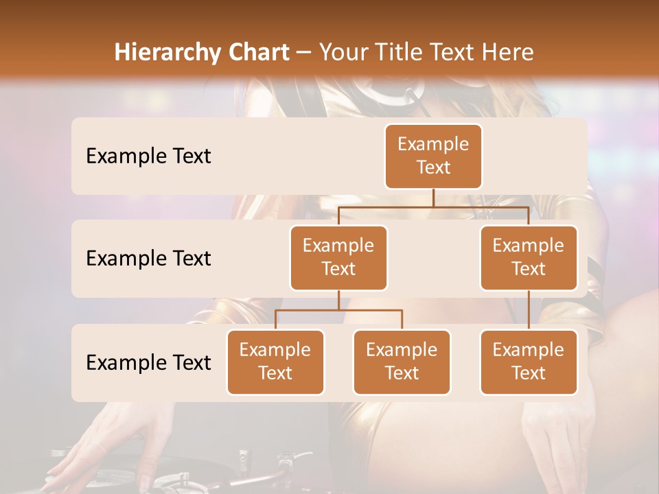 Beautiful Dj Girl PowerPoint Template