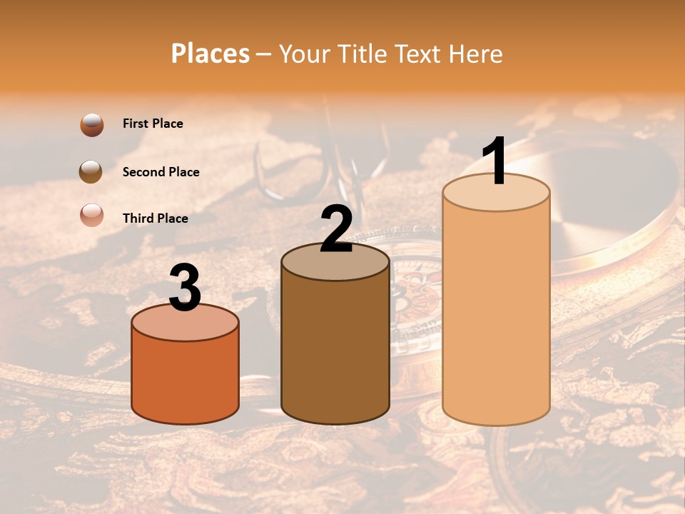 Antique Maps And Compass PowerPoint Template