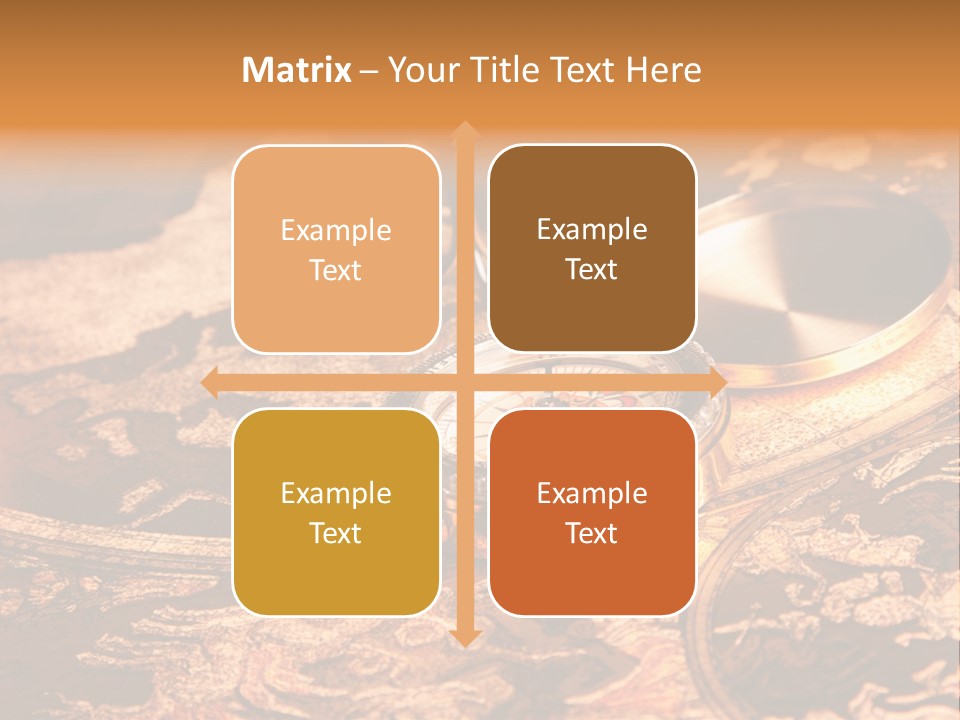 Antique Maps And Compass PowerPoint Template