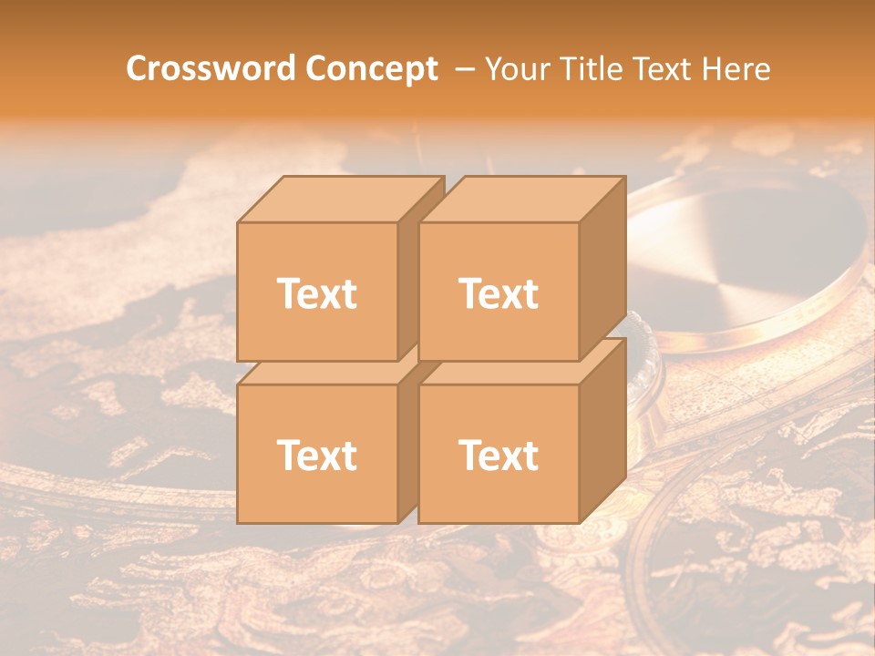 Antique Maps And Compass PowerPoint Template