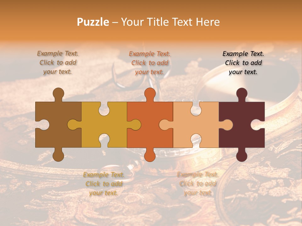 Antique Maps And Compass PowerPoint Template