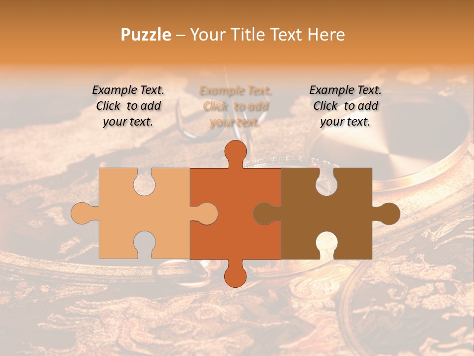 Antique Maps And Compass PowerPoint Template