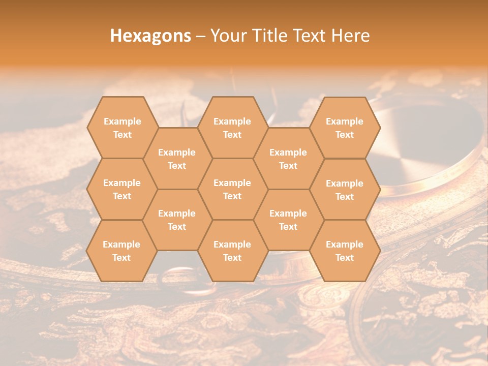 Antique Maps And Compass PowerPoint Template