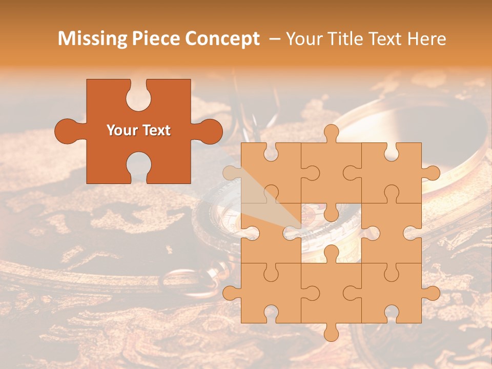 Antique Maps And Compass PowerPoint Template