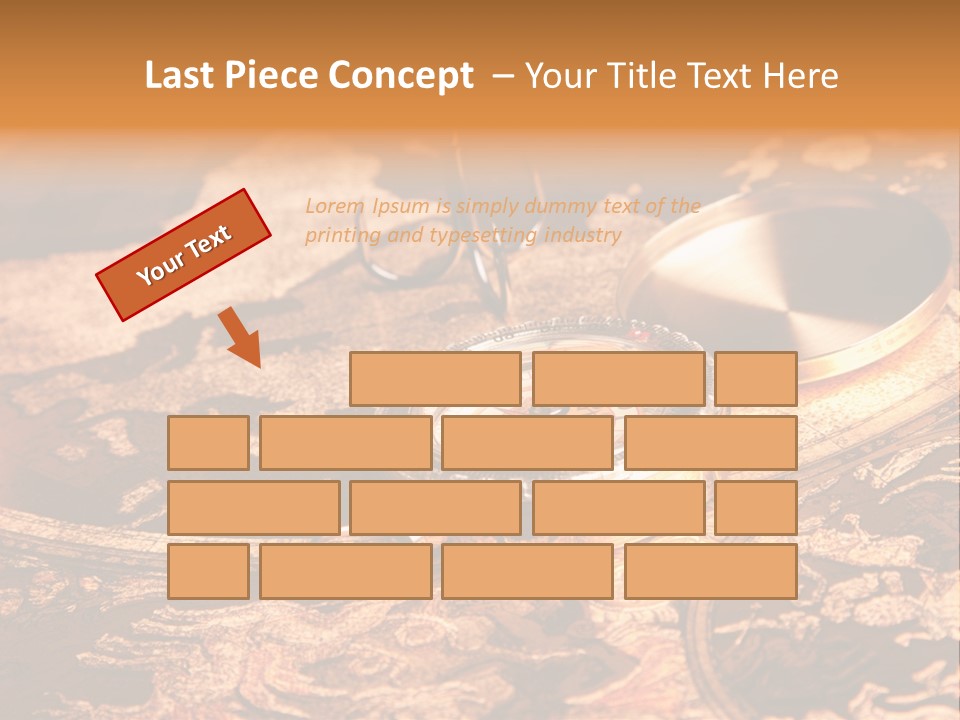 Antique Maps And Compass PowerPoint Template