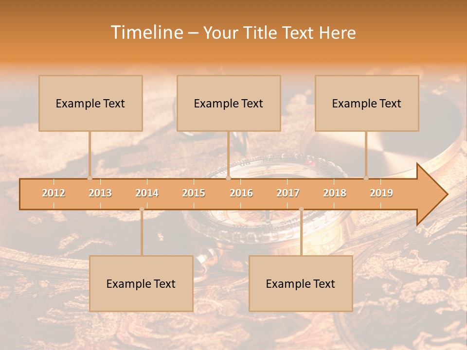 Antique Maps And Compass PowerPoint Template