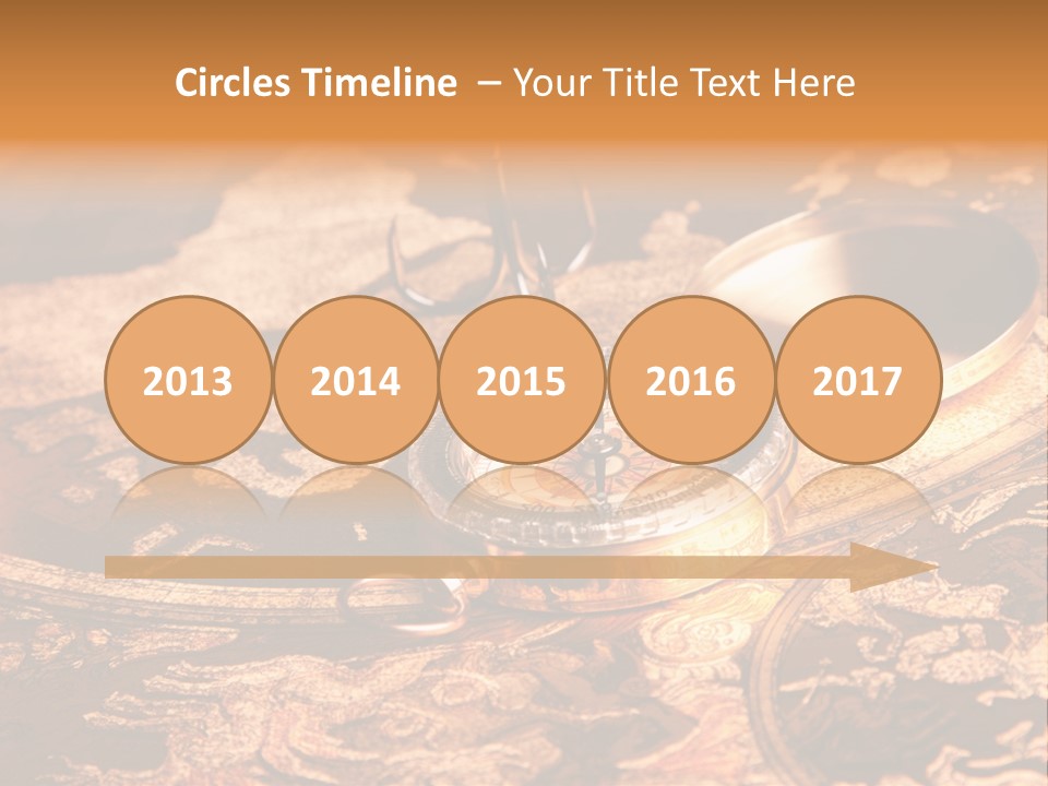 Antique Maps And Compass PowerPoint Template