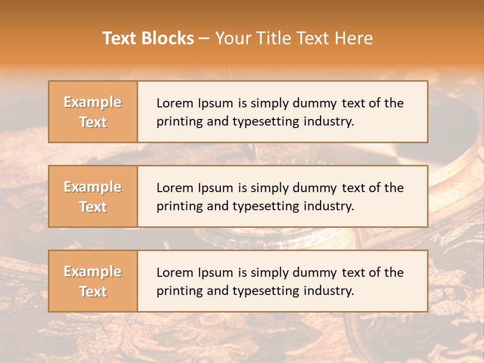 Antique Maps And Compass PowerPoint Template