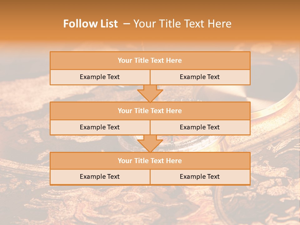 Antique Maps And Compass PowerPoint Template