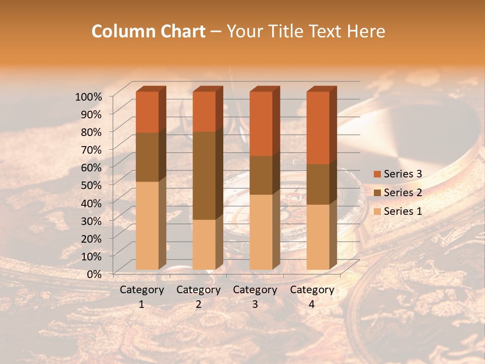 Antique Maps And Compass PowerPoint Template