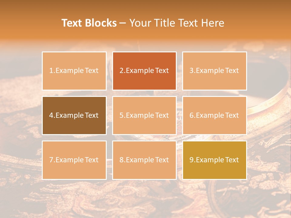 Antique Maps And Compass PowerPoint Template