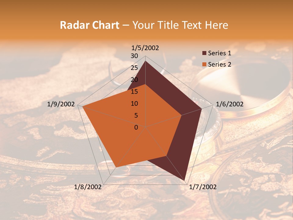 Antique Maps And Compass PowerPoint Template