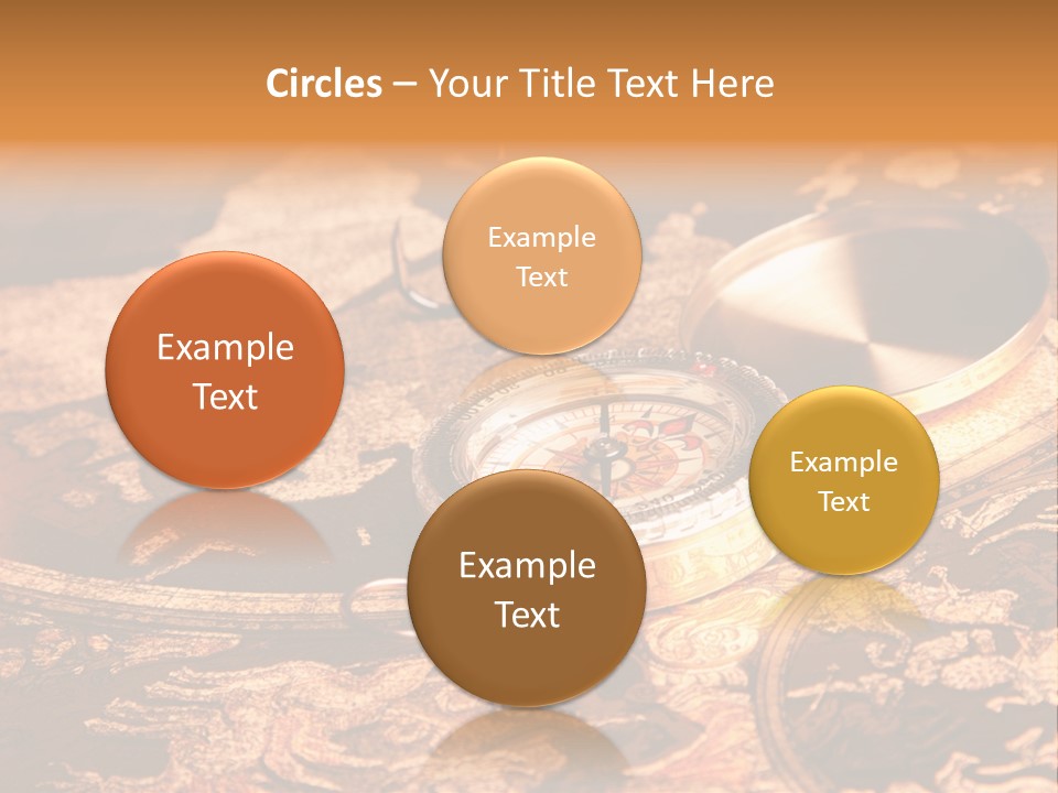 Antique Maps And Compass PowerPoint Template