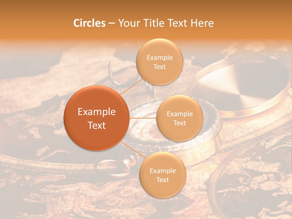 Antique Maps And Compass PowerPoint Template