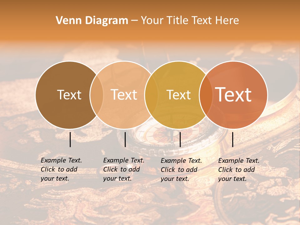 Antique Maps And Compass PowerPoint Template