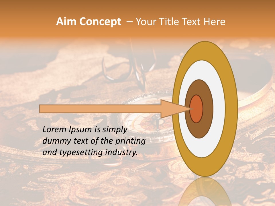 Antique Maps And Compass PowerPoint Template