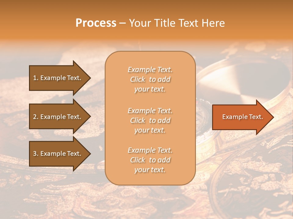 Antique Maps And Compass PowerPoint Template
