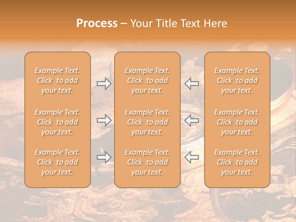 Antique Maps And Compass PowerPoint Template