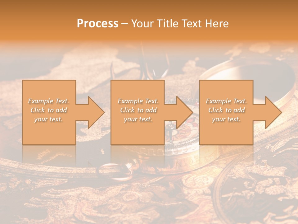Antique Maps And Compass PowerPoint Template